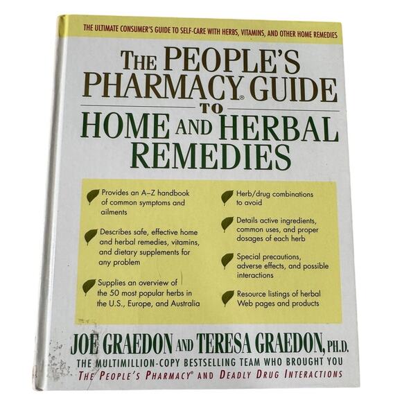 The People's Pharmacy Guide to Home and Herbal Remedies Hardcover  1999 - Picture 1 of 4
